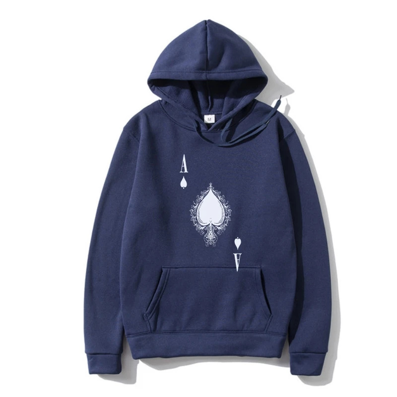 

ACE OF SPADES IV Hoody Spade Ace Poker Card Casino Karte Royal Flush Pik As Hoody