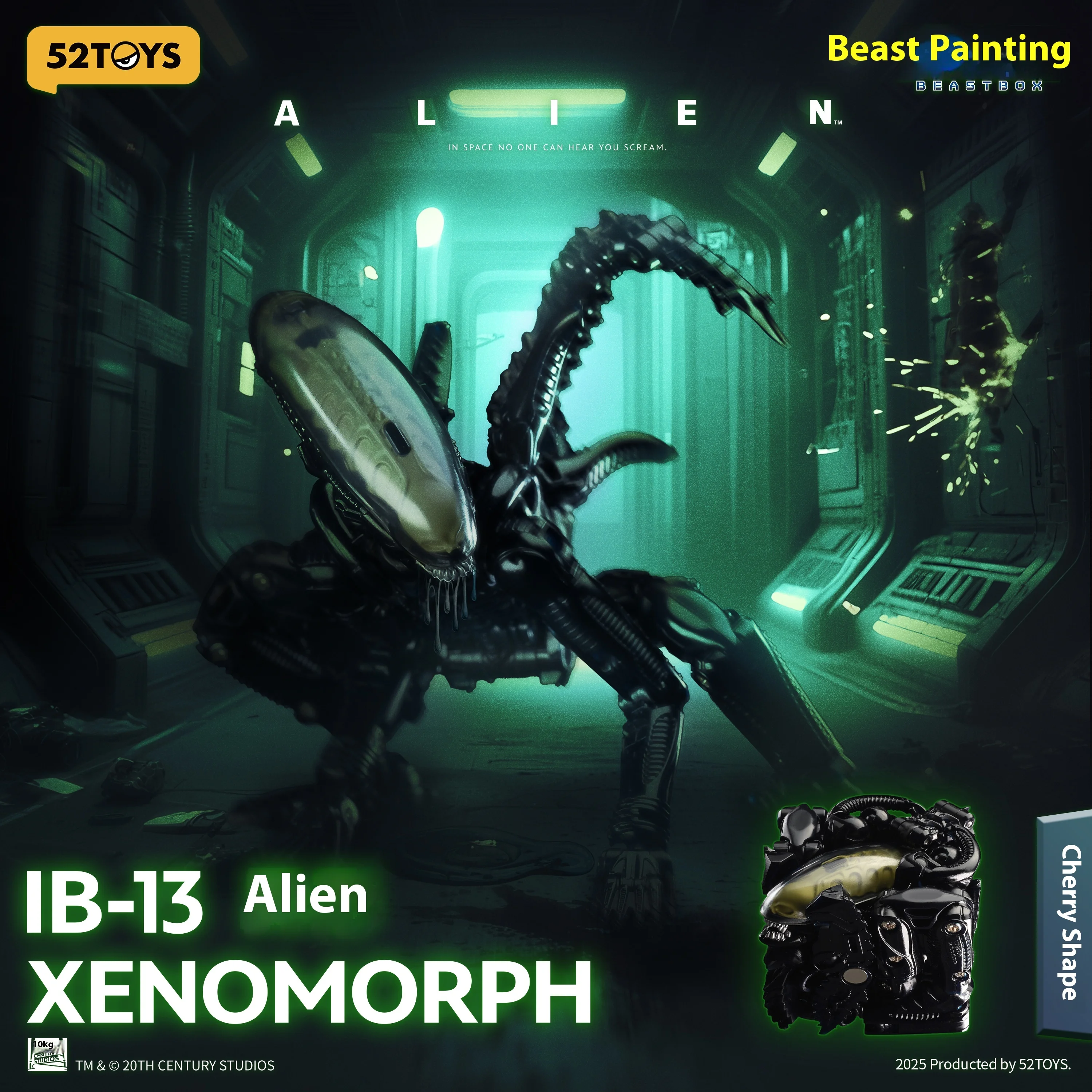 

[In Stock] 52toys Genuine Beast Box Alien 2.0 Genuine Transformable Toy, Movable Model Figurine, Handmade Ornament, Gift