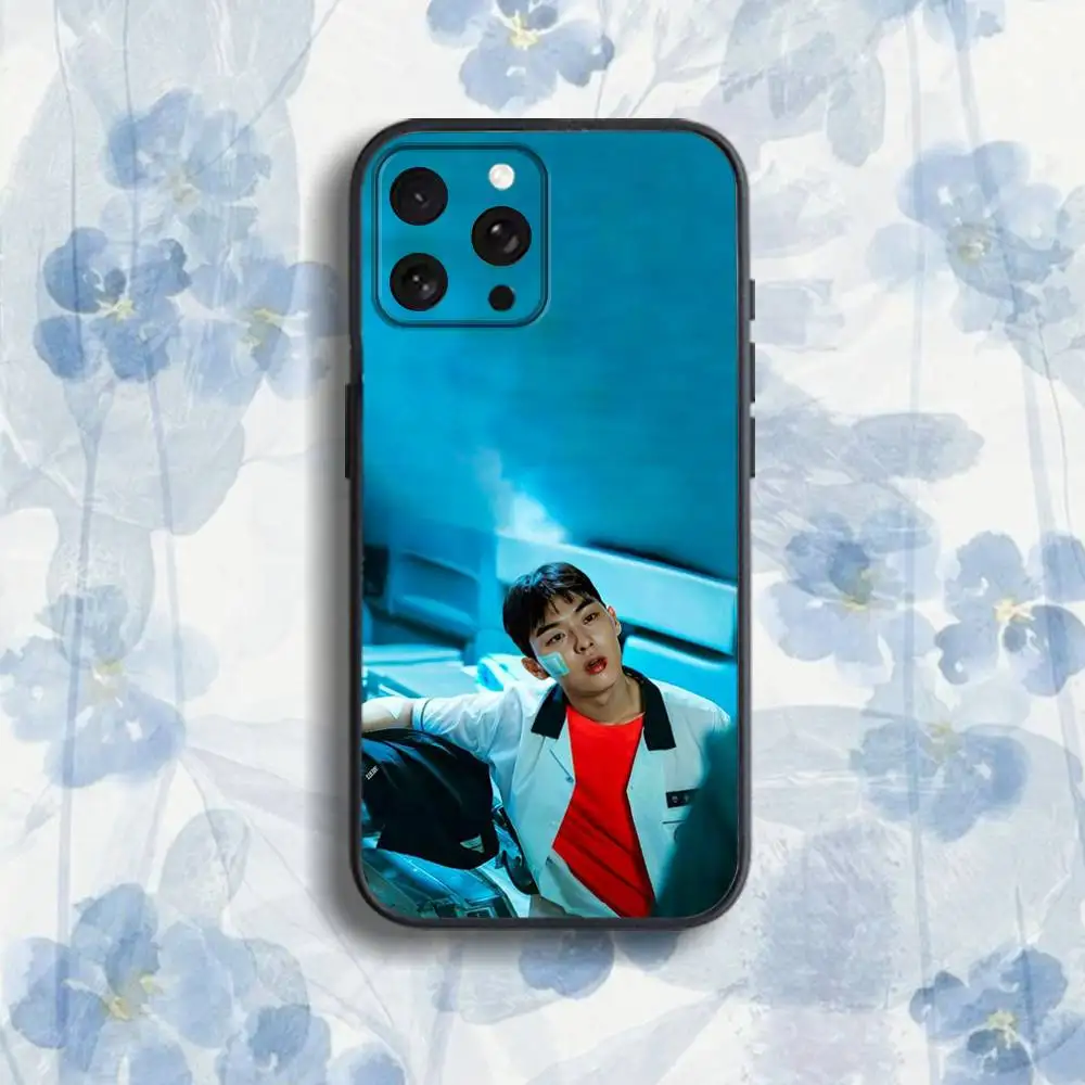 Custodia per telefono serie H-Hero Korea S debole per iPhone 17,16,15,14,13,12,Pro,Max,Plus,E,SE4,Air,Mini scatola morbida nera