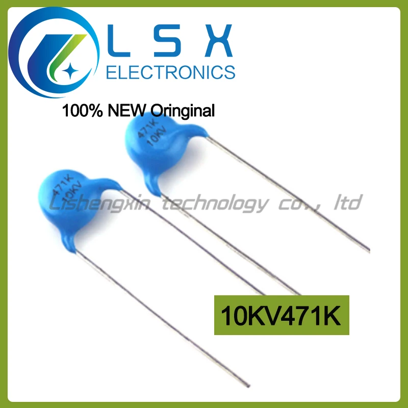 100pcs 10KV471K 470PF chip diameter 8.8mm 471K/10KV high-voltage ceramic capacitor