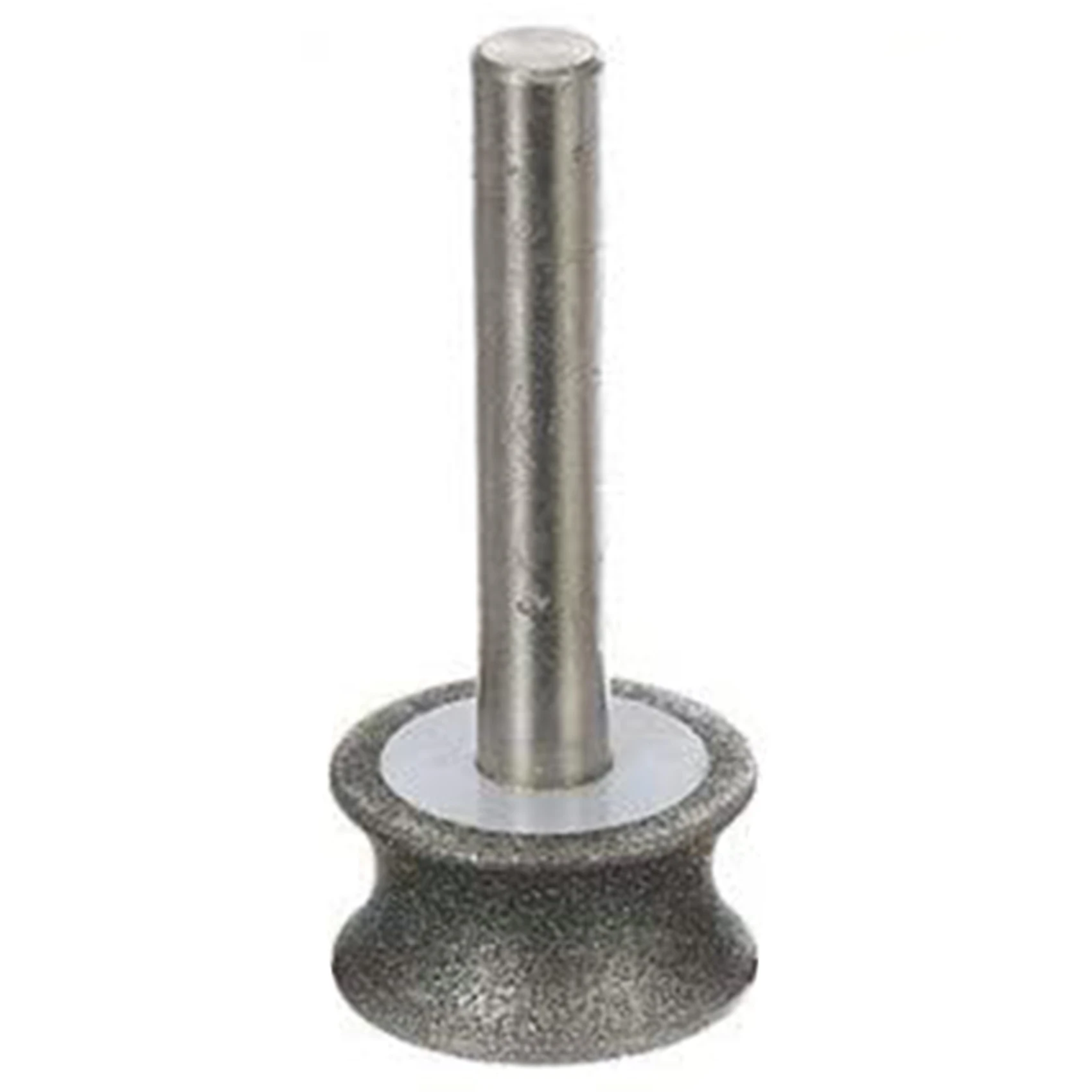 Muela abrasiva de diamante para avión de vidrio, chaflán de borde recto, vástago de 6 mm (8 mm)