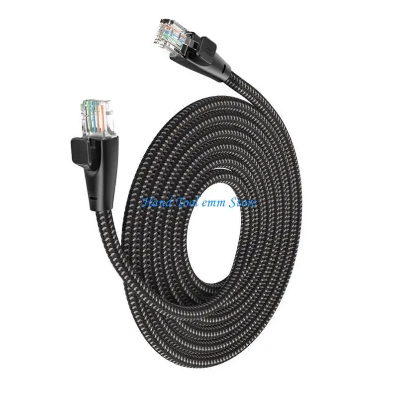 

H37F Advanced 10Gbps CAT6 Internet Cable with Strain Relief Sleeves Full Shielding