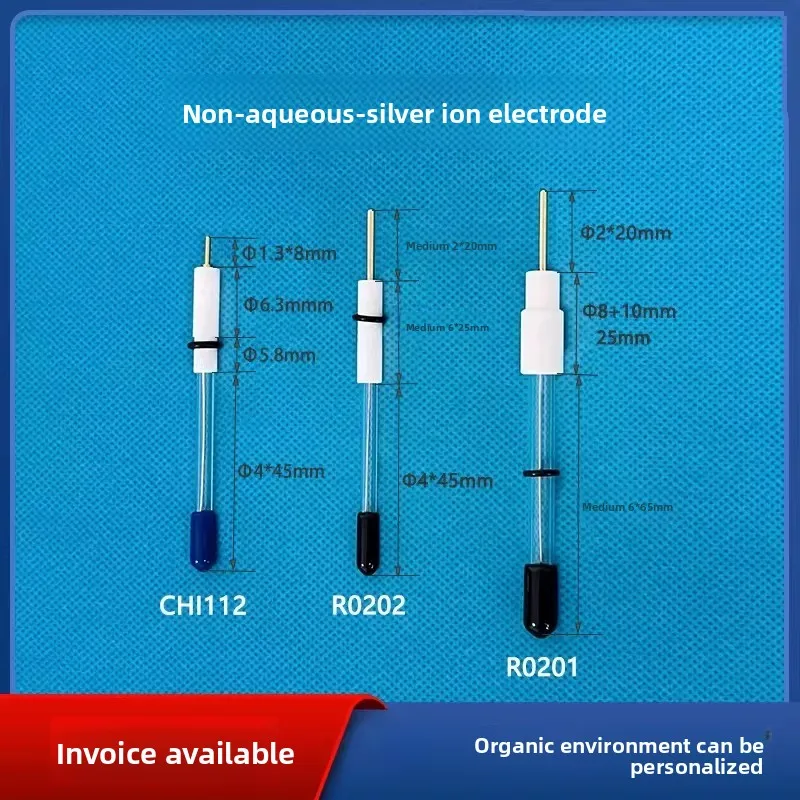 R0201 Non-Silver Ion Ag/Ag+ Silver/Silver Ion Reference Electrode Non-Aqueous Organic System Experiment
