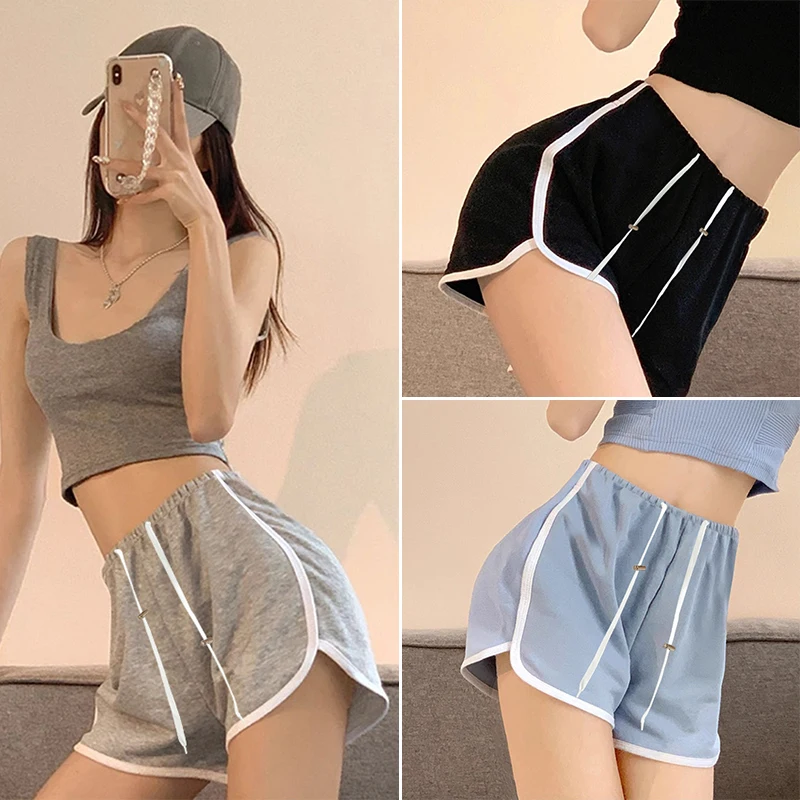 

Pregnant Woman Summer Shorts Drawstring Waist Block Color Stripe Patchwork Loose Casual Sweatpants Maternity Sports Trousers 4XL