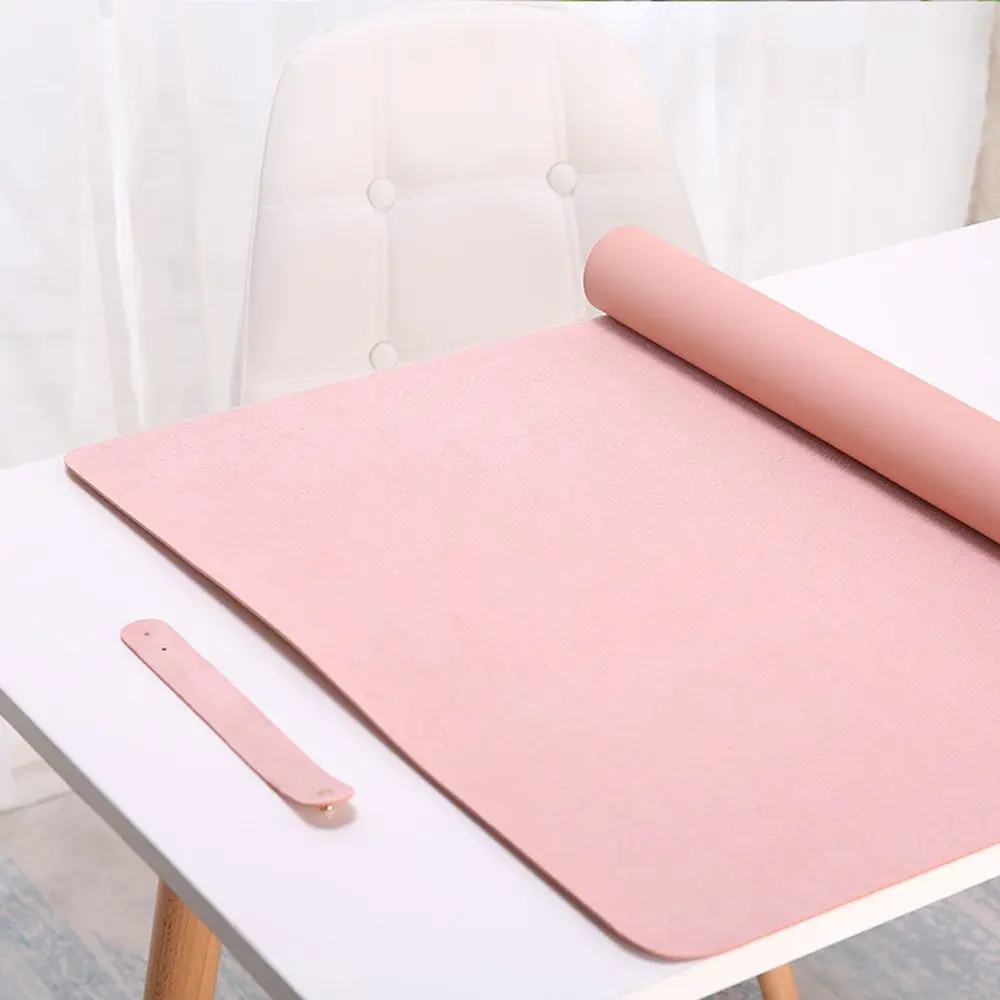 Home Office Keyboard Mice Mat Extra Large Gaming Desk Protective Mat Waterproof Mouse Pad PU Leather