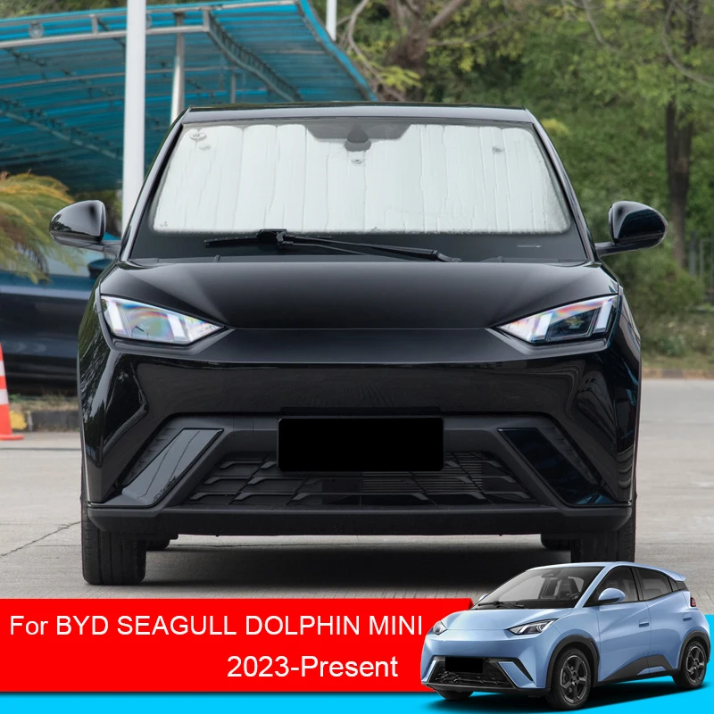 For BYD SEAGULL DOLPHIN MINI 2023-Present Car Sunshades UV Protection Cover Side Window Curtain Sun Shade Visor Mat Windshield