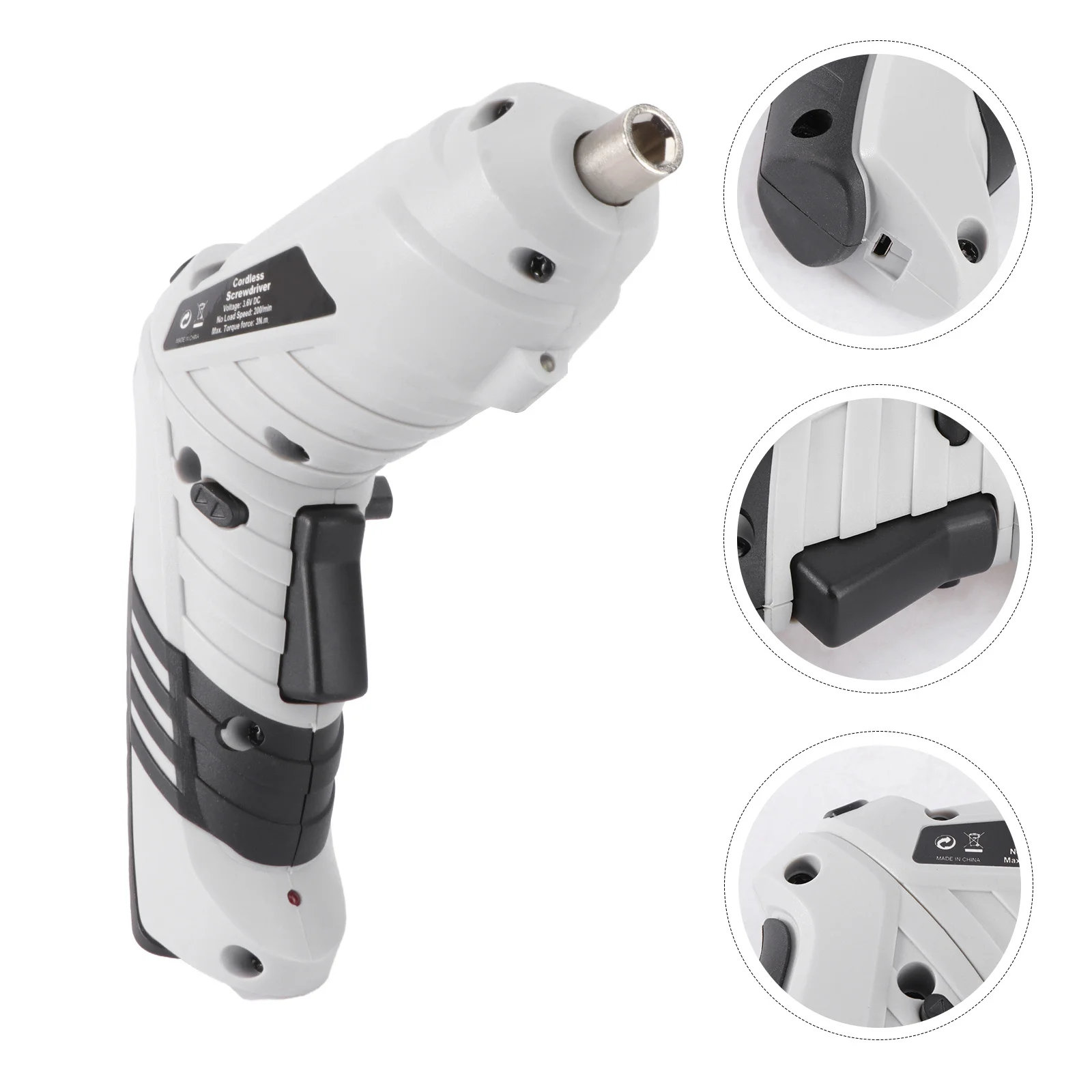 

10Pcs Small Drill Set Electric Screwdriver Kit with Rotary Driver Portable for Daily Use Home Workshop Repairs