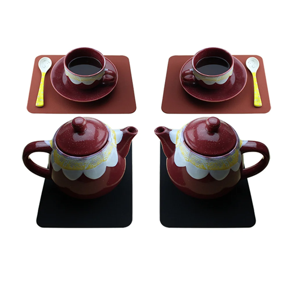 

5Pcs Silicone Dough Mat 20.5x15.7cm Non-Stick Baking Rolling Pastry Mat Heat Insulated Anti-Skid Surface Easy Clean