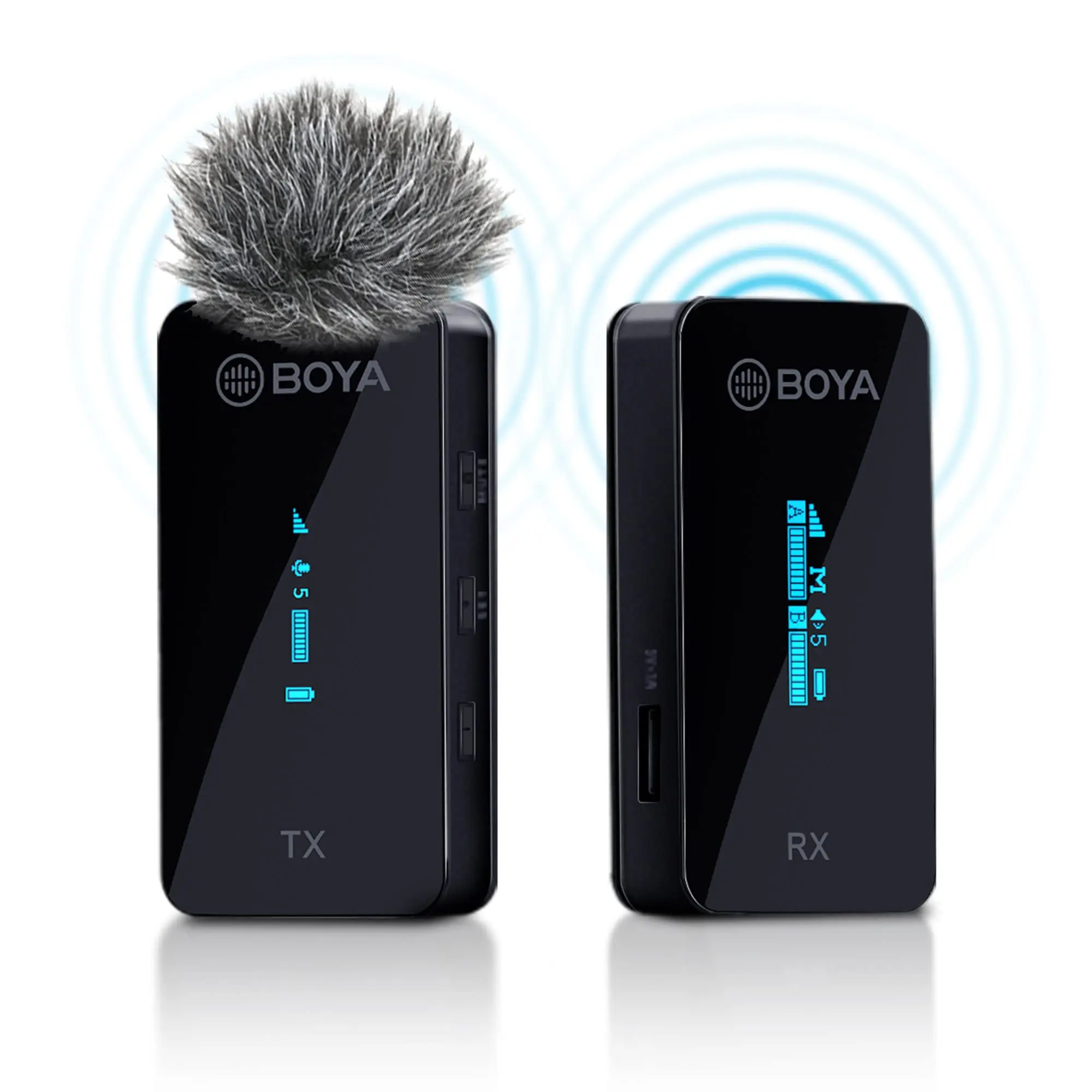 BOYA BY-XM6-S3 Wireless Lavalier Microphone with Charging Case for Vlogging,YouTube,Tiktok Live Stream, Video Recording