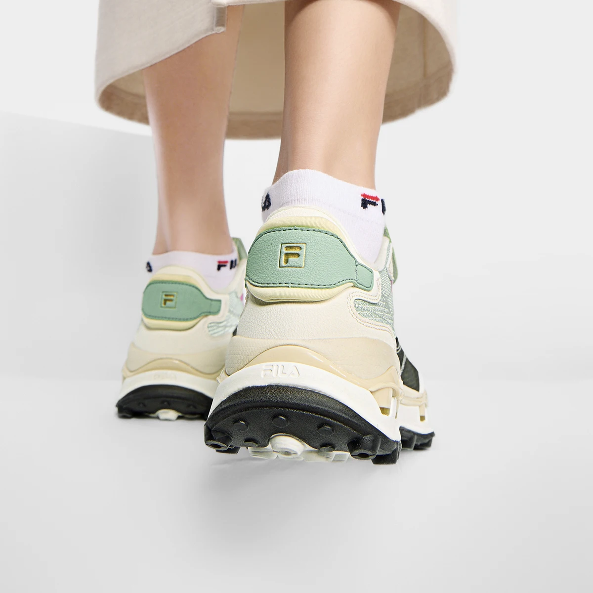FILA KM2 ロートップ カジュアルシューズ レディース - Men'S Shoes Green And White のレビューと価格