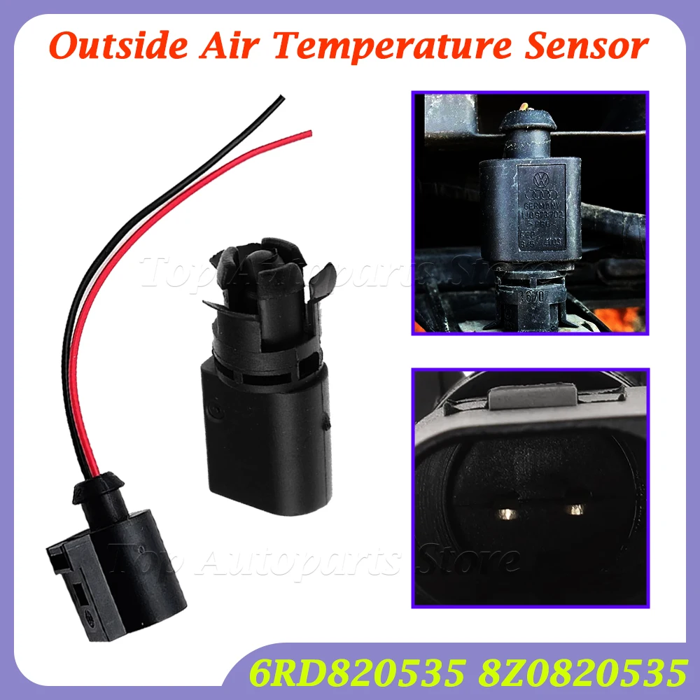 For VW Passat Polo Tiguan Santana CC Jetta MAGOTAN Golf Superb Sagitar 8Z0820535 6RD820535 Outside Air Temperature Sensor