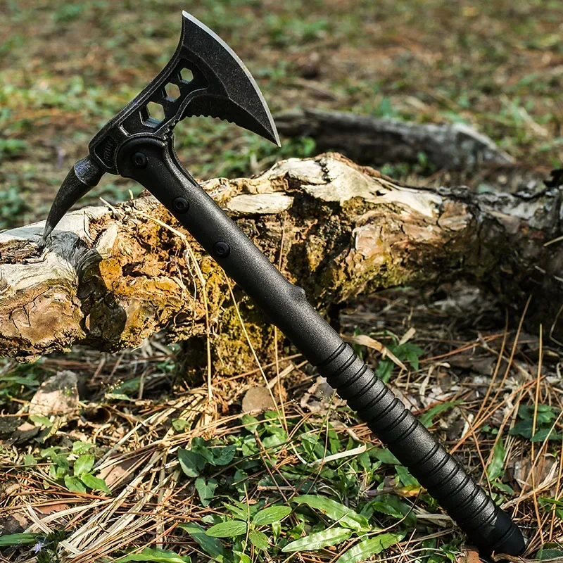 Handle Tactical Axe Outdoor Camping Survival Axe Chopping Trees Self-defense Multi-function Rescue High-end Axe survival gear