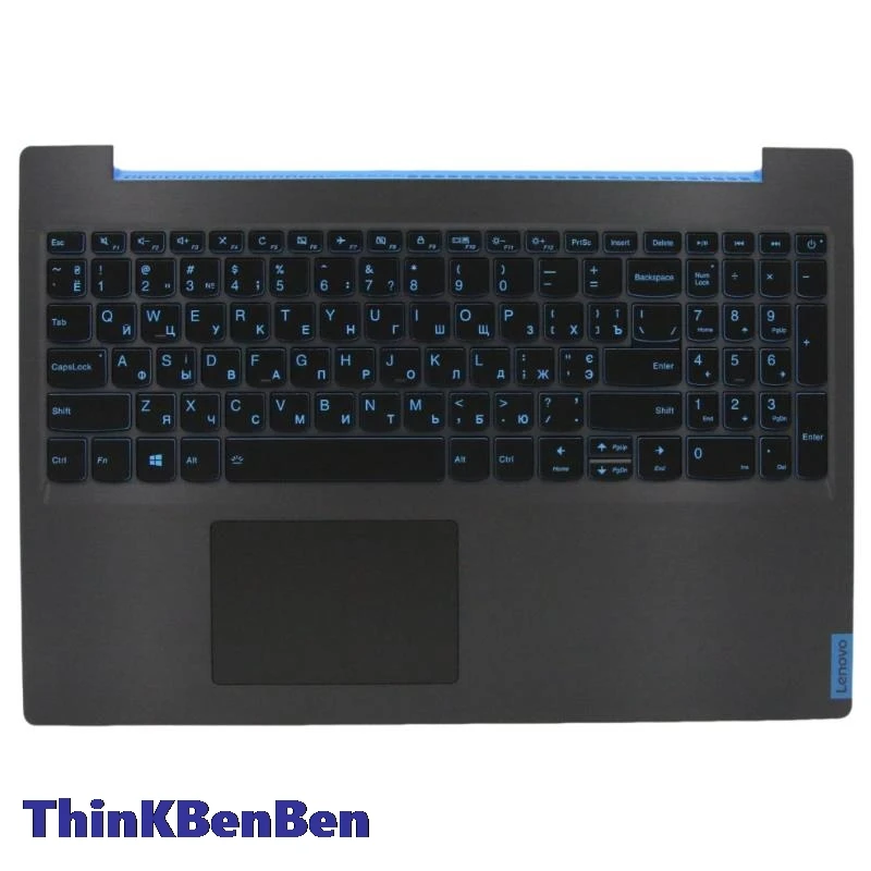 teclado russo superior palmrest shell capa ukr para lenovo ideapad l340 15 15irh gaming 5cb0u42768 01