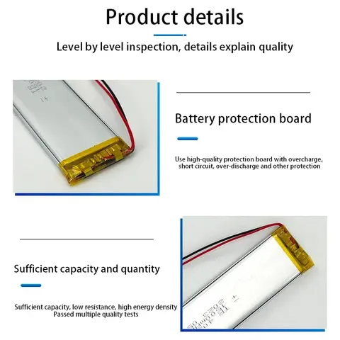 리터 에너지 배터리 1500mAh 4025130 3.7V 리튬 폴리머 LiPo 충전식 배터리 LED GPS DVD MP5 녹음 펜 블루투스