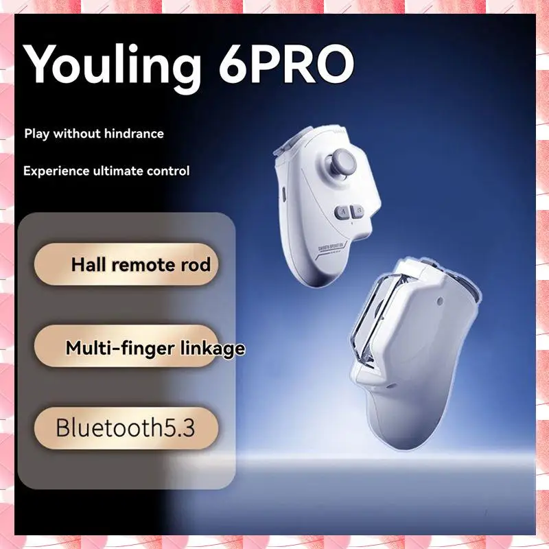 JAJA Control multitáctil para Android 6Pro Bluetooth 5,3 Gamepad con efecto Hall Joystick controlador de juego automático