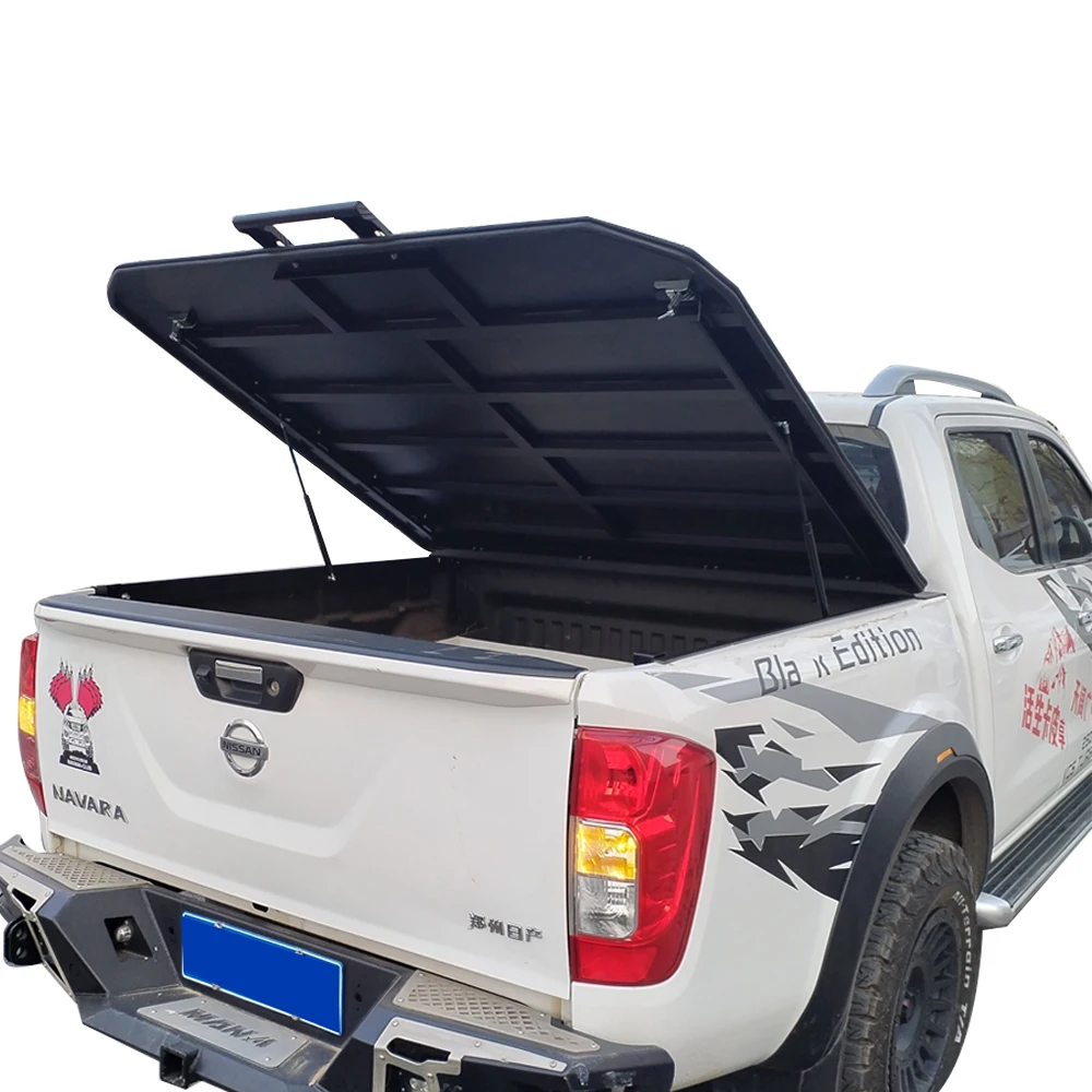 Off Road Vehicle exterior Accessories Aluminum Pickup Truck Hard Lid Cover  Tonneau Cover Canopy Roller Shutter for Hilux