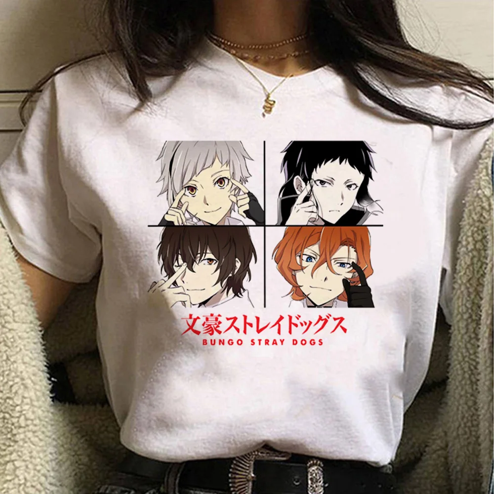 Dazai tshirt women designer t shirt girl designer comic manga clothing