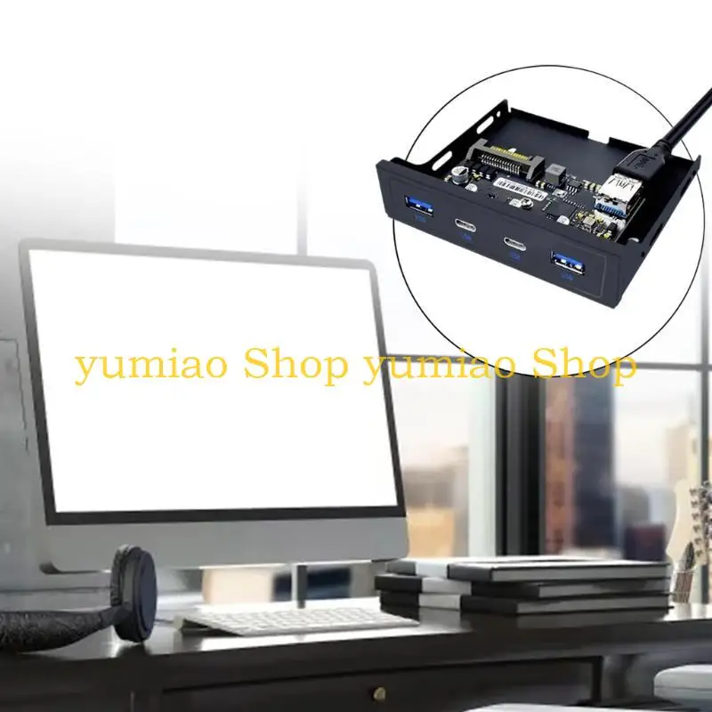 

587B 19/20Pin 3.5" Floppy Bay USB Front Panel 2 Port USB + 2 Port USB 3.2 5Gbps