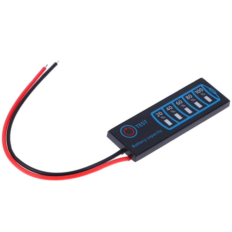 1pc Battery Level Indicator 18650 5-30V Lead Acid Battery Level Indicator Tester Module Capacity Voltage Meter