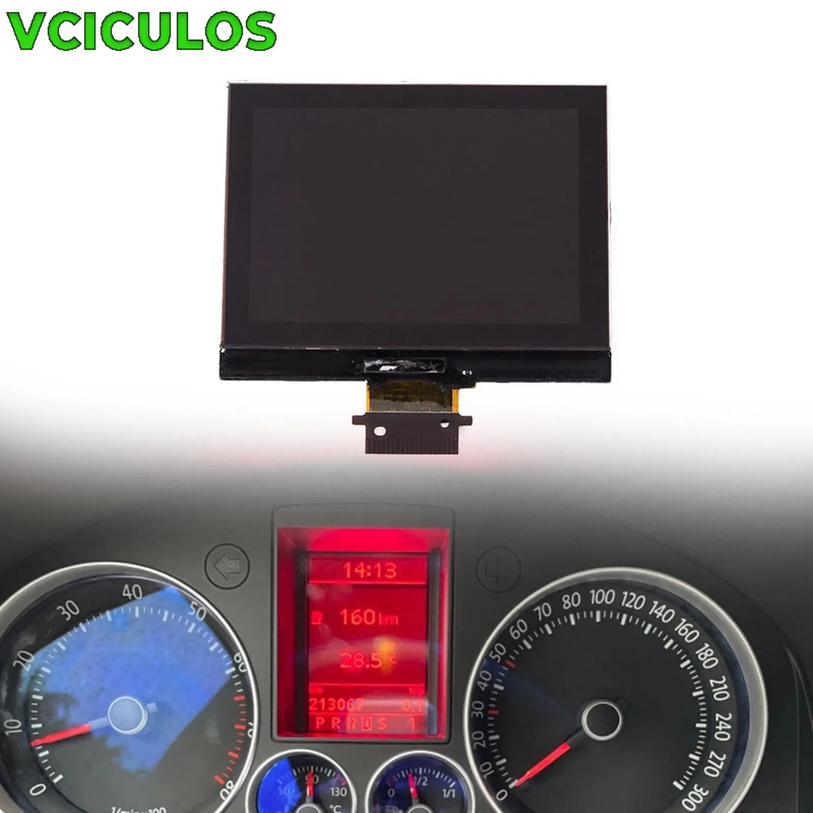 1 قطعة لوحة القيادة شاشة الكريستال السائل شاشة A2C00043350 لشركة فولكس فاجن باسات 3C B6 Golf5 Tacho MFA FIS لوحة أداة الجزء الخارجي الداخلي للسيارة