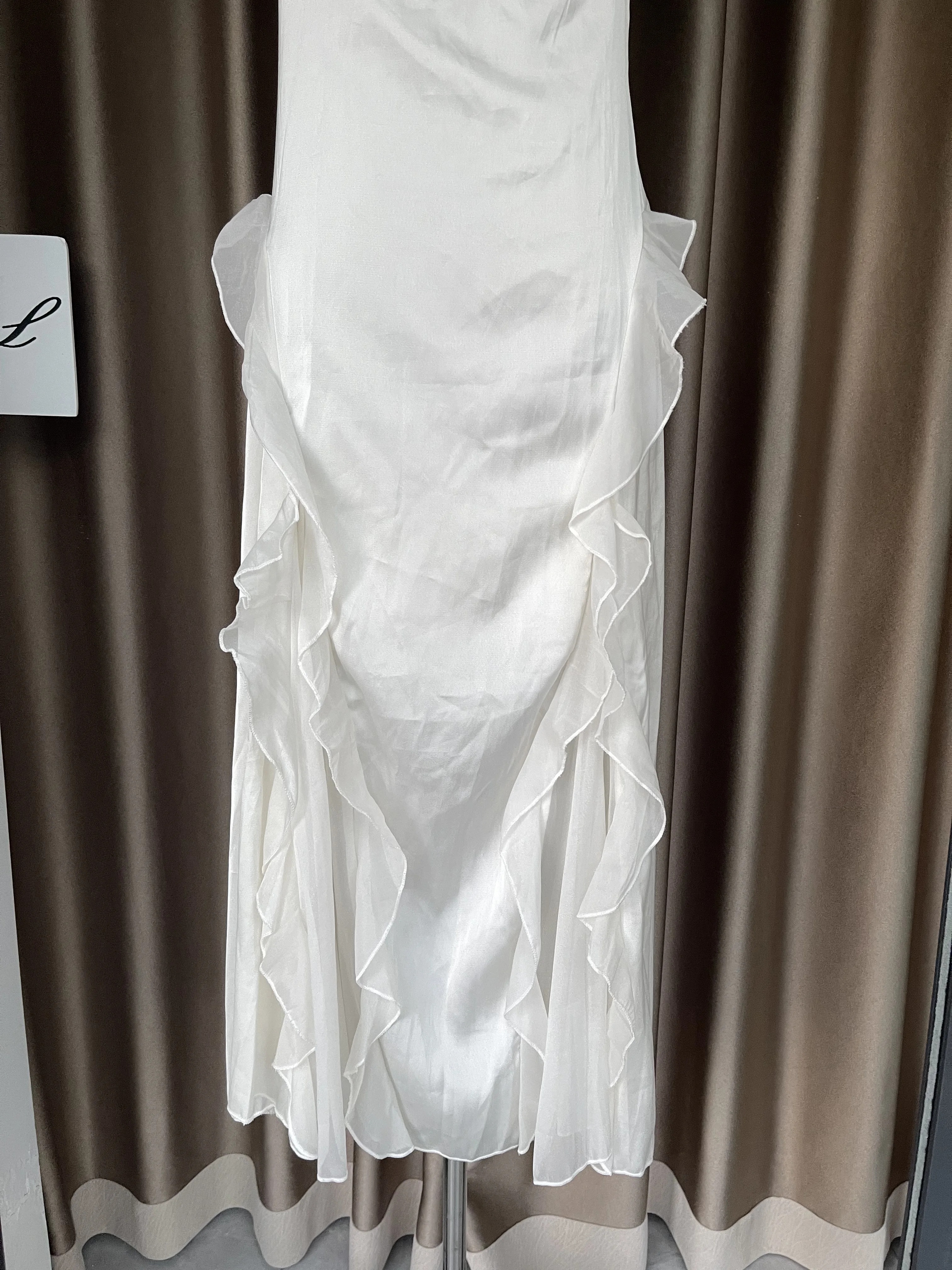 Robe longue blanche de haute qualité pour femmes, Design de mariage, élégante, soirée, célébrité, anniversaire, Club, dos nu