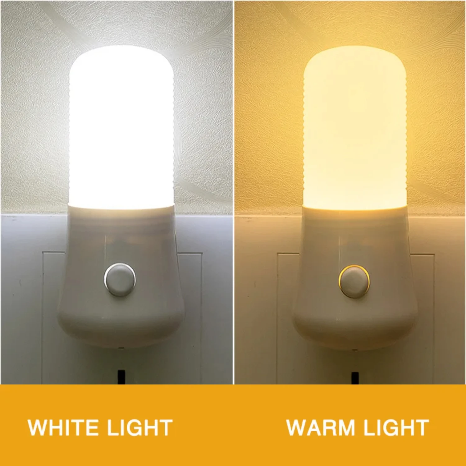 Energy-saving LED Night Lights for Baby Feeding with Adjustable Warm Glow - Perfect Bedroom and Corridor Lighting