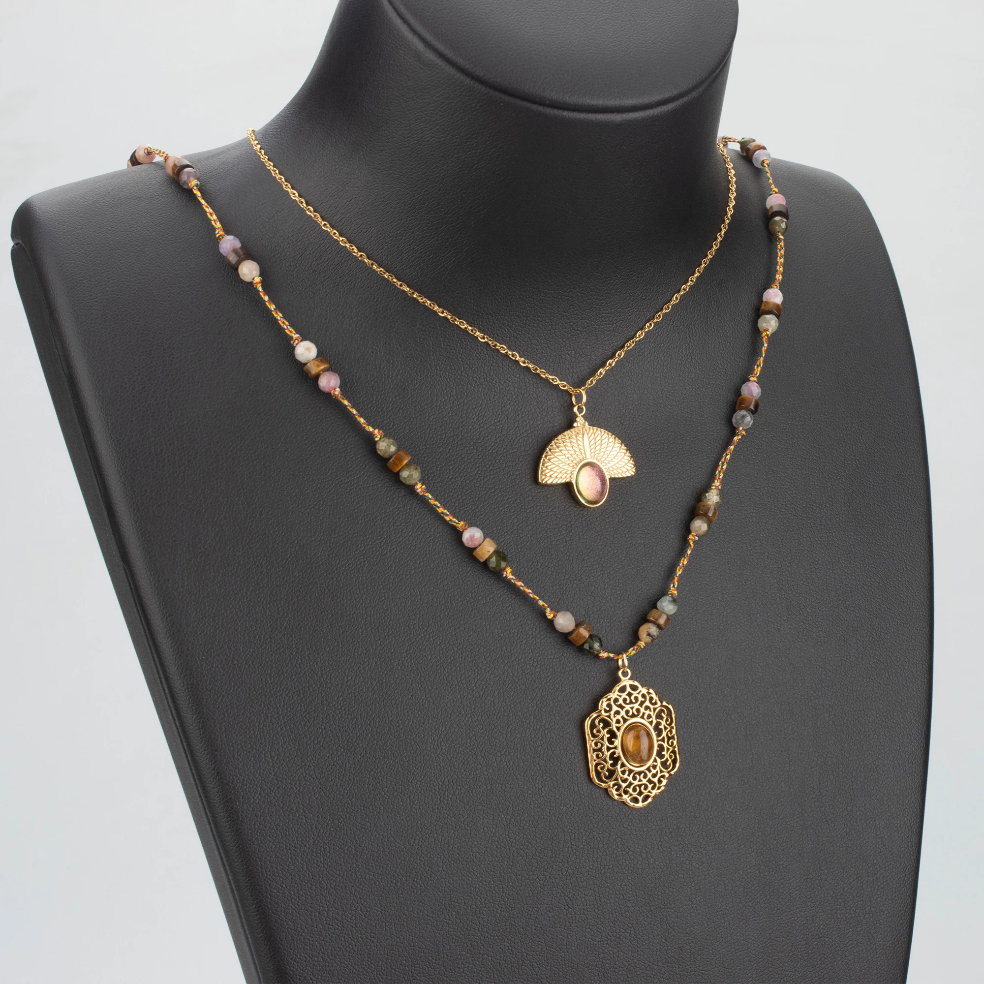 GUFEATHER,4pcs/lot,MI61,waterproof jewelry accessories,316L stainless steel,natural stones,charms,jewelry making,diy pendants