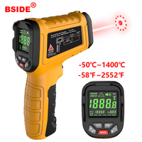BSIDE Infrared Thermometer H2/H3 -50~530/1400C Professional Digital IR-LCD Temperature Non-contact Laser Thermometers Pyrometer