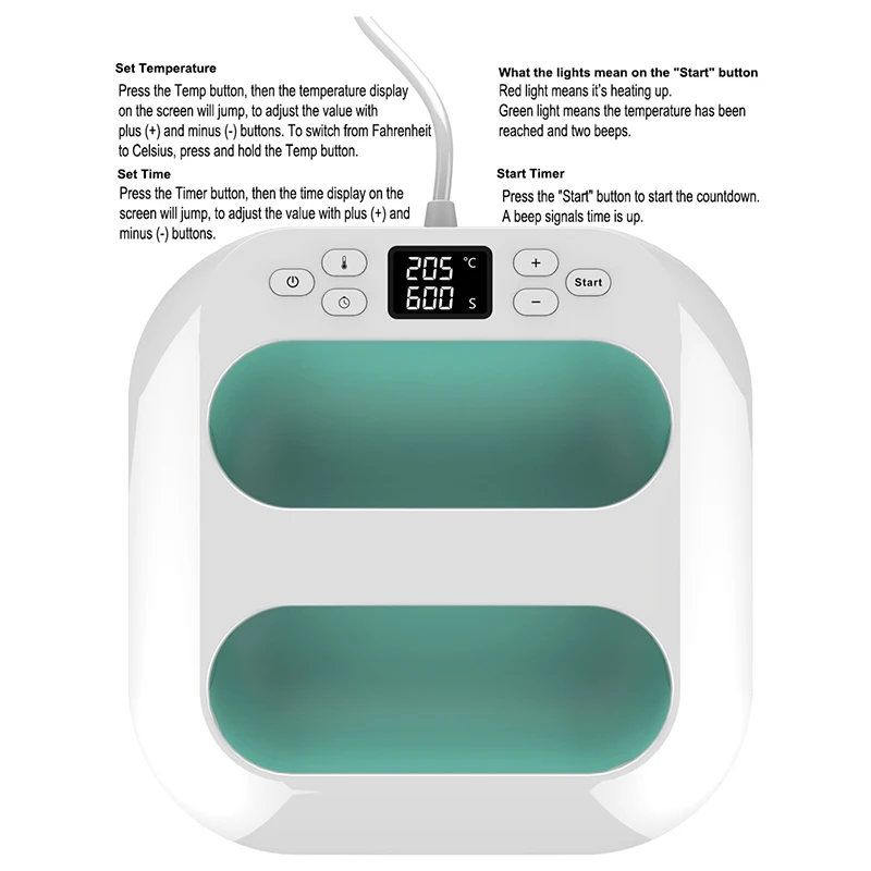 Handgehaltene Transferpresse aus Eisen, tragbare Transferpresse, Tablet-Heißpressmaschine