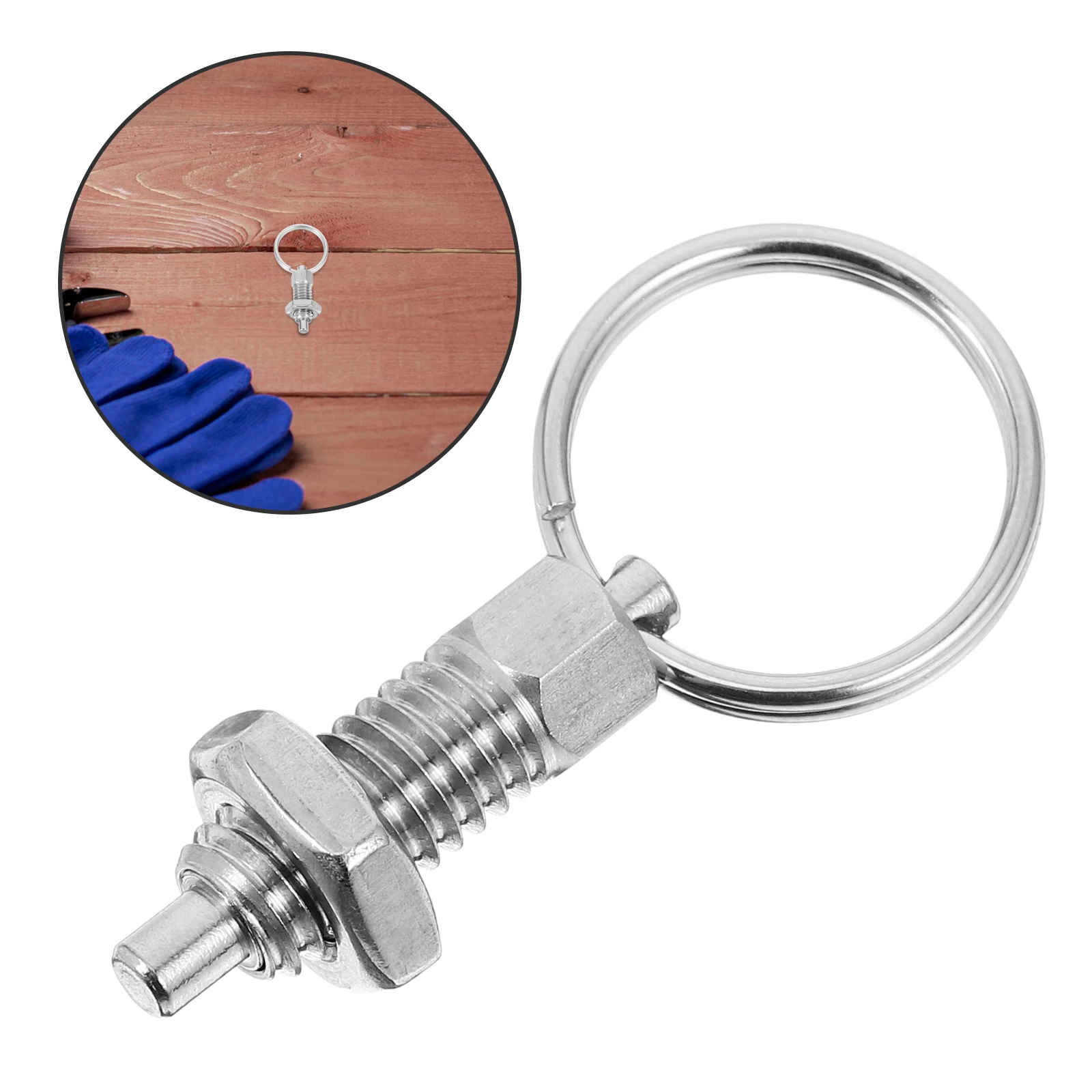 

Positioner Flange Gate Latch Replacement Heavy Duty Steel Trailer Locking Latch Locks GateLatch Spring Replacement