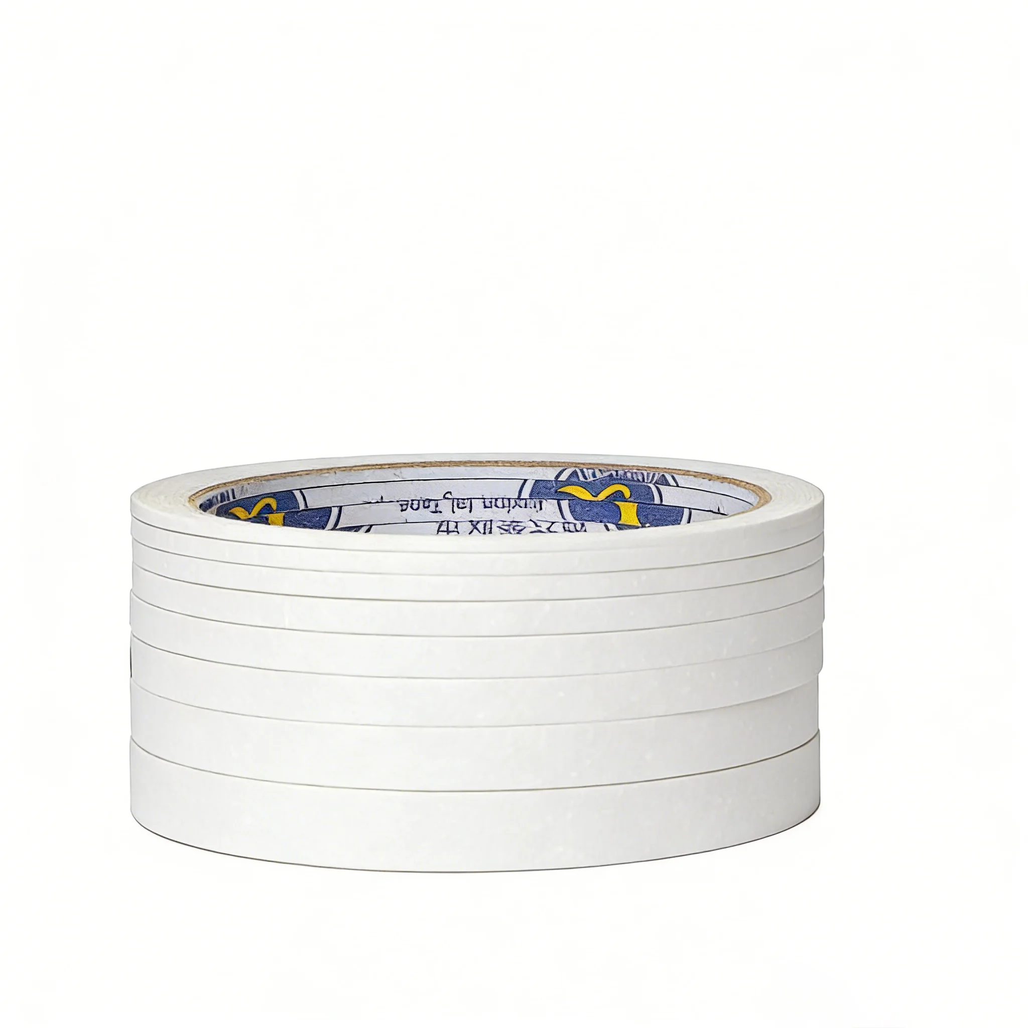 8 Rolls White Fine Line Masking Tape Set, 2mm-10mm x 25M Each, Multi-Purpose Adhesive Tape for Nail Art, Painting, Spray Paint,