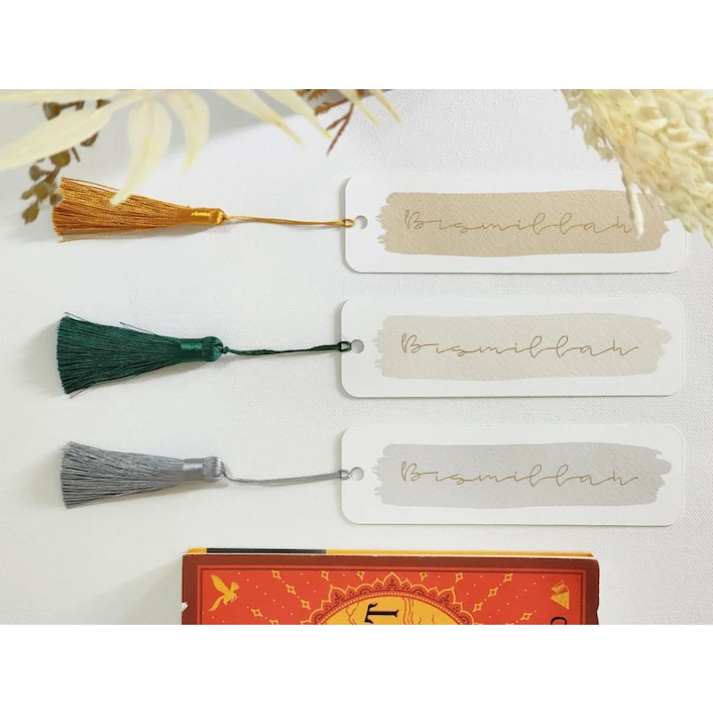 

3pcs Bismillah Bookmark Islamic Bookmark for Ramadan Eid Gift Al-Fitr Muslim Islamic Ramadan Kareem Gift Eid Ramadan Decoracion