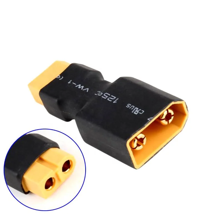 30PCS Amass XT60 To XT90 Adapter Connector Female To Male Plug Without Wire Transfer For RC Airplane & Quadcopter Lipo Battery