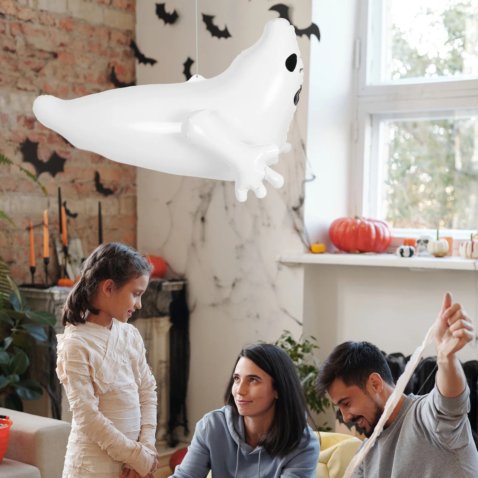 

Inflatable Ghost Decoration PVC Hanging Props for Halloween Party Supplies Ghost Pendant Scary Scene ornaments Commercial Garden