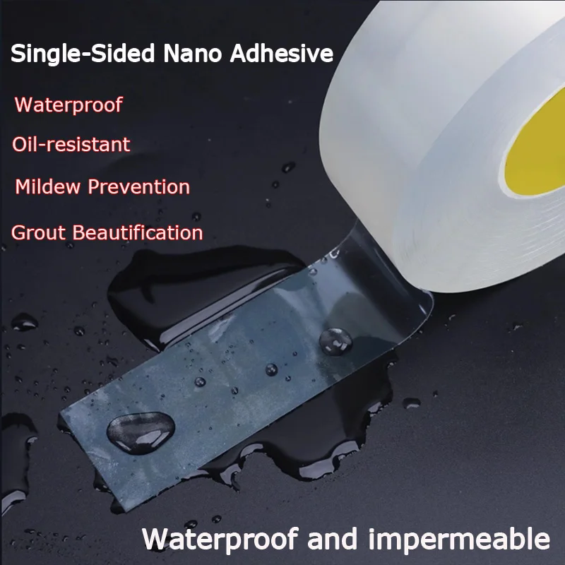 

Transparent Single-Sided Nano Tape for Windows – Strong Adhesion, Waterproof, Residue-Free, Specifically Designed for Repairing