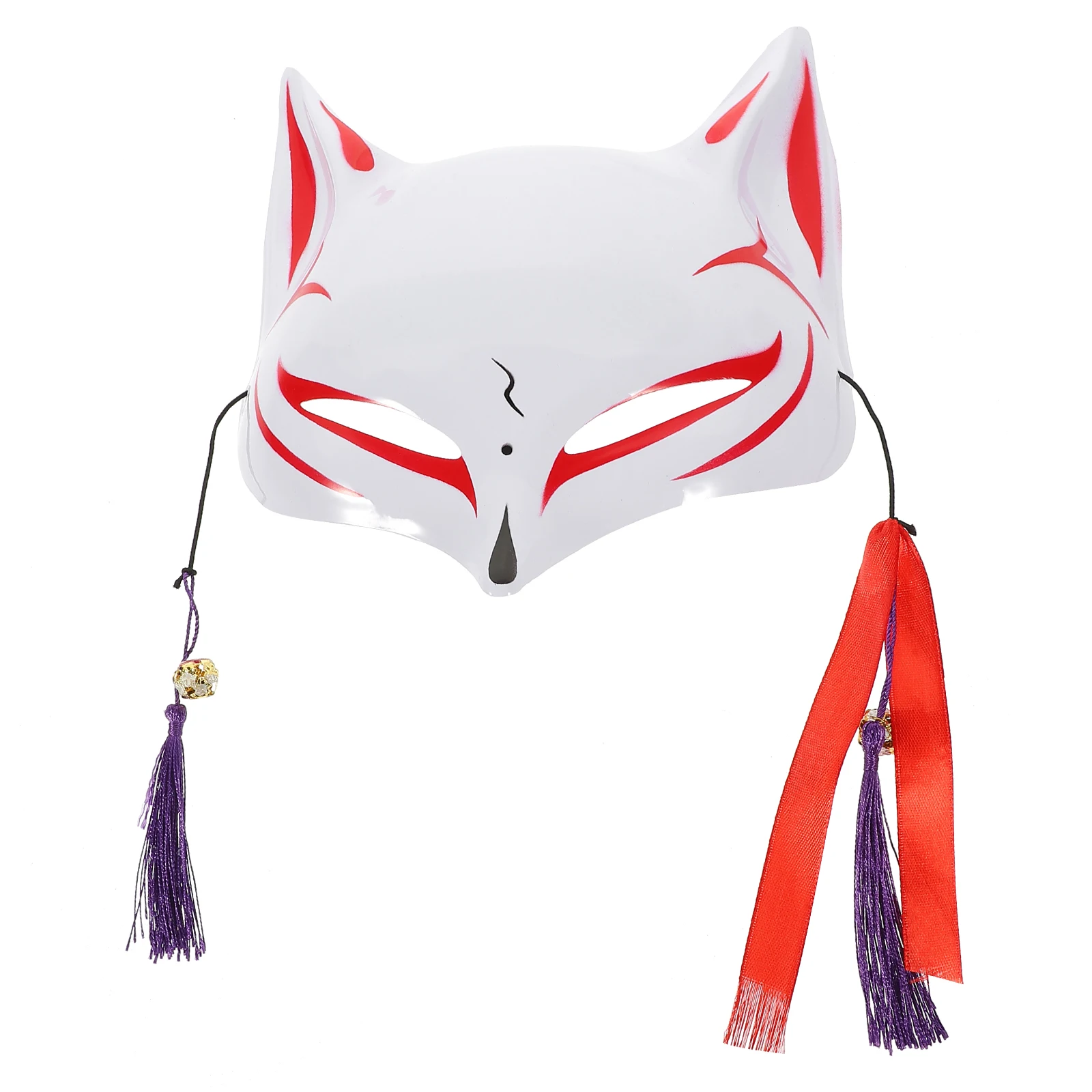 

1 pc Fox Mask PVC Half Face Cover Masquerade Party Accessory Adult Size DIY Color Pattern Fancy Dress Bar Halloween Costume