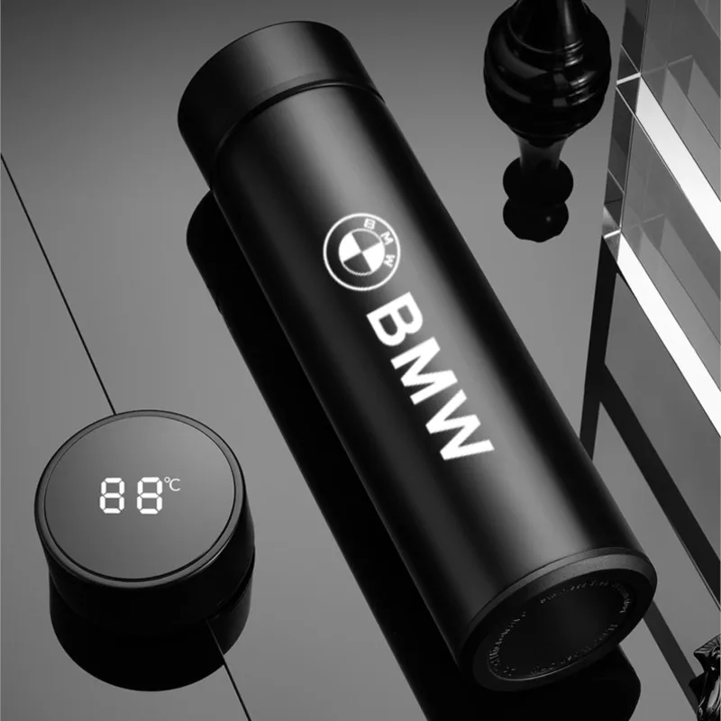 Garrafa térmica de café à prova de vazamento, garrafa a vácuo para carro, copo térmico portátil para viagem, para BMW Performance E46 E90 F10 F30 X3 F20 E46 E60