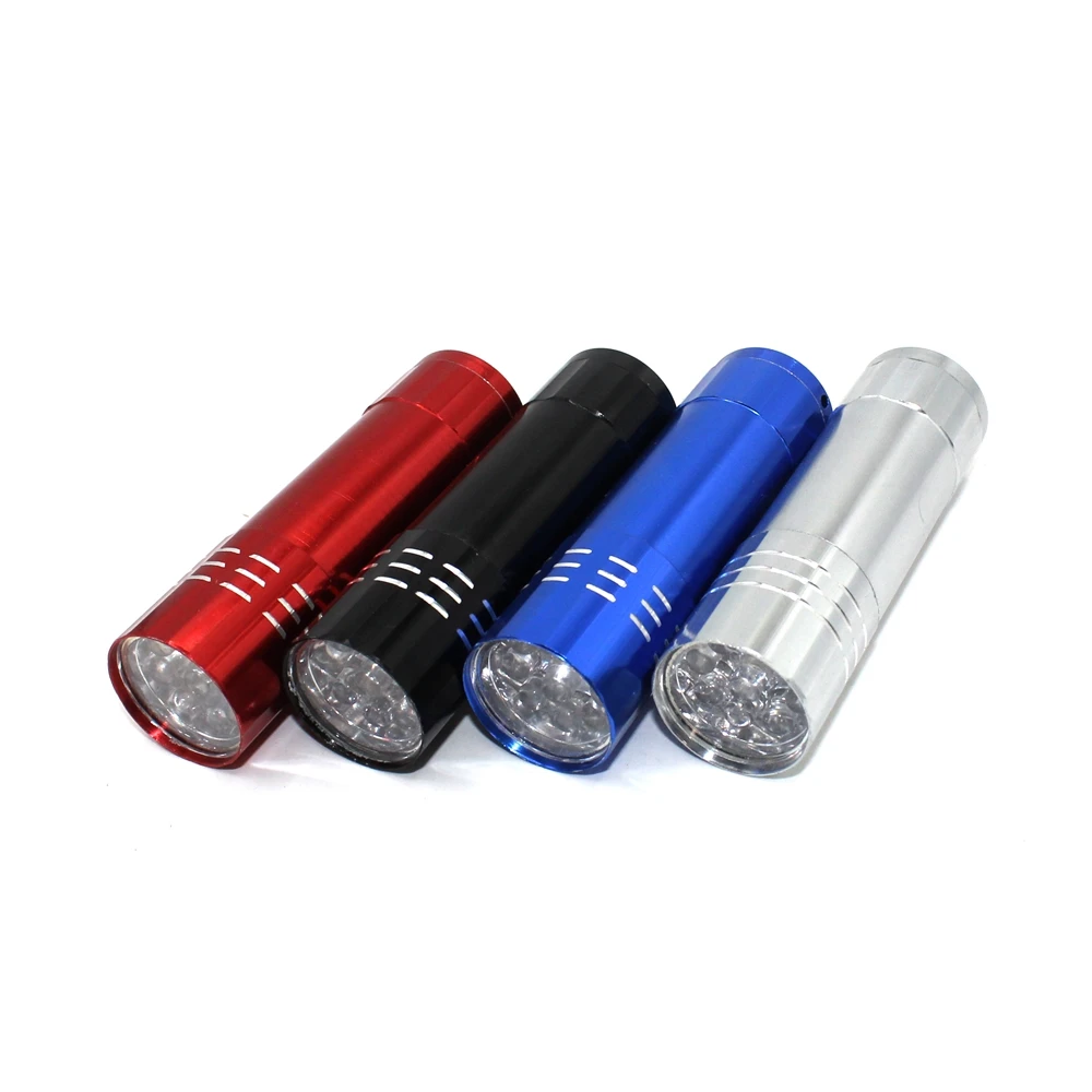 1PCS Car R134a R410 R12 Automotive Air Conditioning Repair Tools 9 LED UV Violet Fluorescent Agent Leak Detection Flashlight