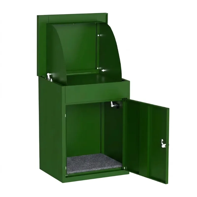 anti-theft metal mailbox waterproof and lockable outdoor delivery cabinet freestanding porch designed for postal applications