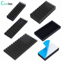 Aluminum Heatsink Radiator Heat sink for Electronic RAM Chip LED SSD Cooling With Thermal Conductive Tape