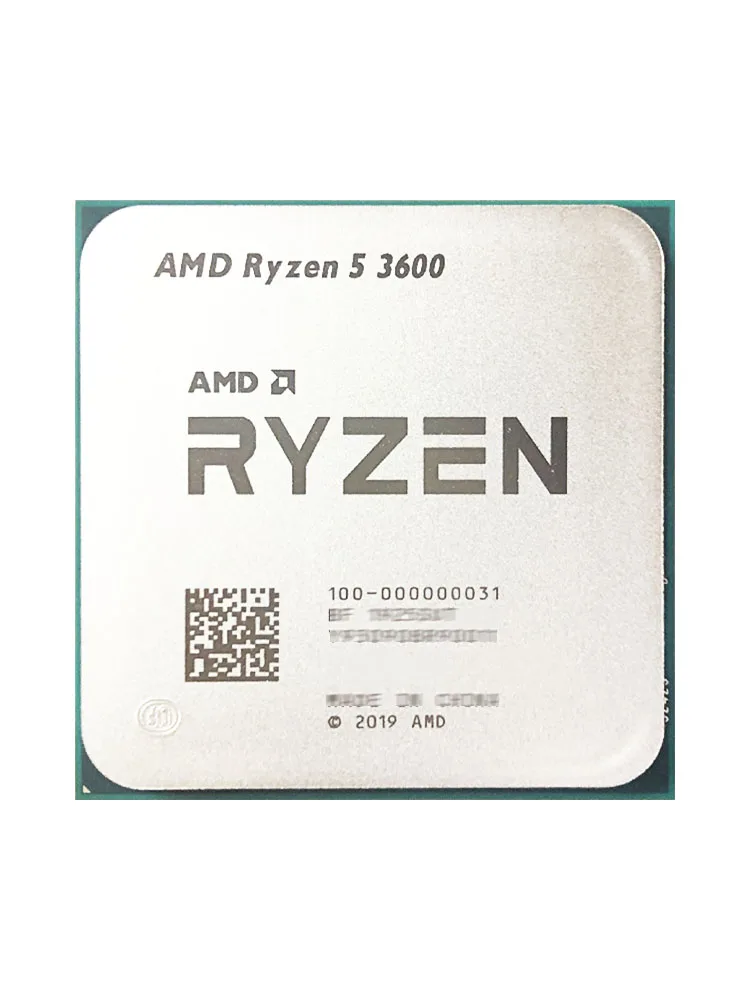 معالج AMD Ryzen 5 3600 R5 3600 مستعمل وحدة المعالجة المركزية 3.6 جيجا هرتز GAMING Zen 2 7NM 65W L3=32M 100-000000031 مقبس AM4 #3