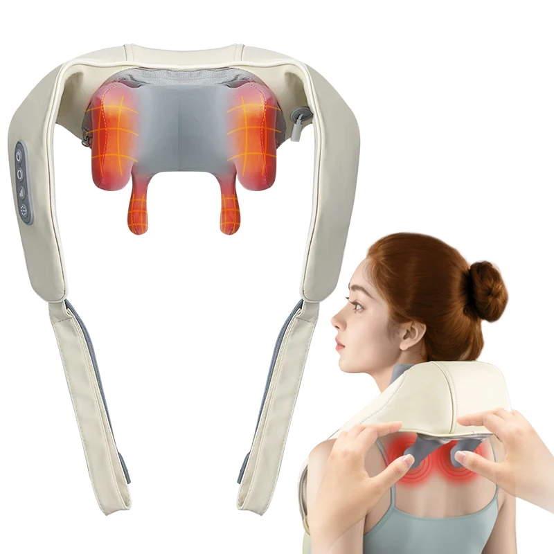 Wholesale sale of chiropractic trapezius massagers Knead electric mini neck and shoulder massagers