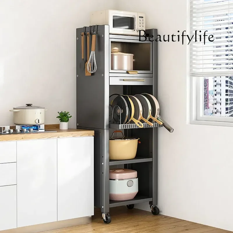 Japan Ukiyo kitchen rack floor rack multi-layer multi-functional  pot storage rack can be pulled