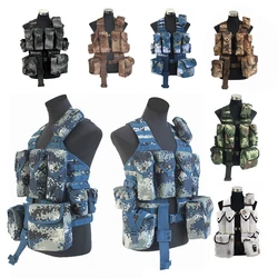 06  Vest Camouflage Multi-functional Vest Outdoor Shooting Hunting  Training Equipment 11 Sets Accessories