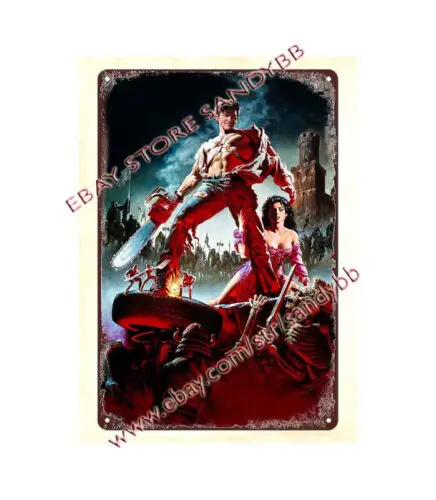home kitchen wall lodge cafes 1992 Army of Darkness metal tin sign-Aluminum