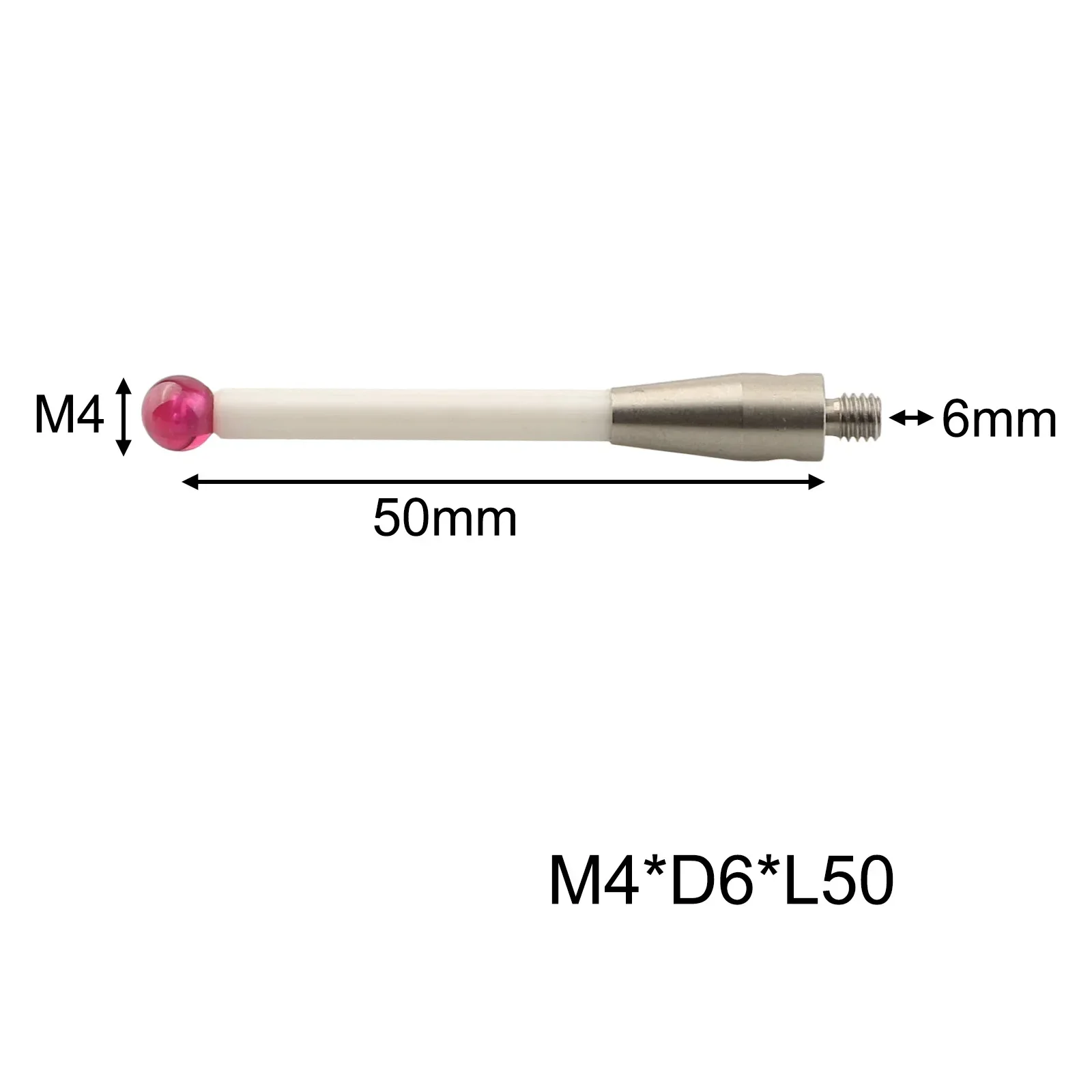 Machining Accessory CNC Machining CMM Touch Probe 6mm Stylus Probe Compatible With CNC Machines Durability And Stability