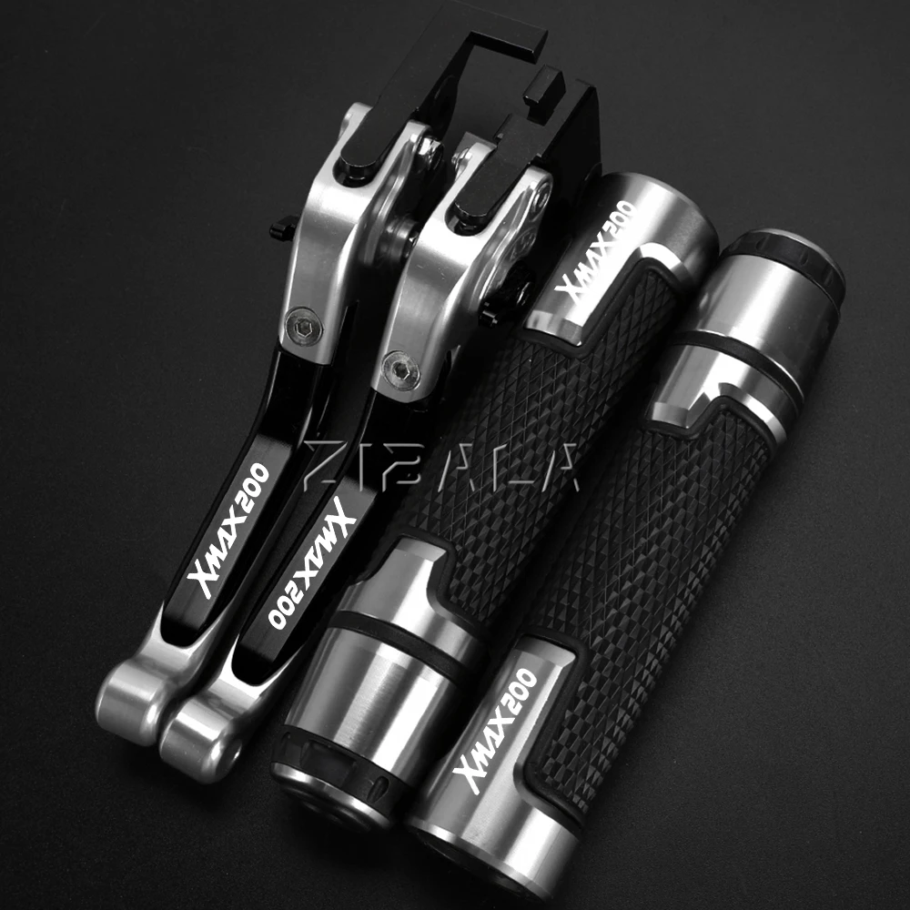 Motorcycle Accessories Extendable Adjustable Brake Clutch Lever Handle Grips FOR YAMAHA XMAX200 XMAX 200 allyeaRs 2022-2025 2024