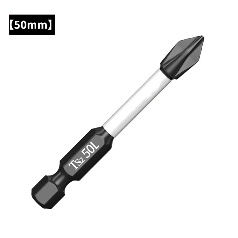 High Quality New Practical Cross Screwdriver Batch Head Drill Bits Electric Screwdrivers Magnetic Non-slip PH2