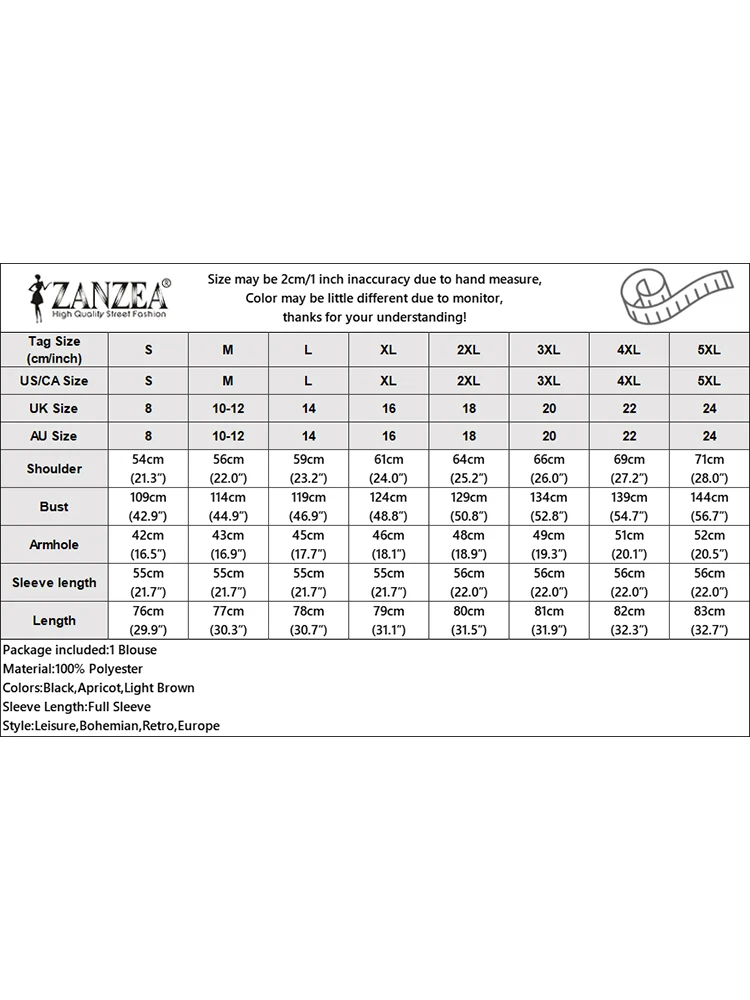 ZANZEA Women's Stylish Tied Back Blouses 2025 Autumn Turn-Down Collar Long Sleeve Half-Zipper Slit Hem Blouse Solid Color Tops - Image 5