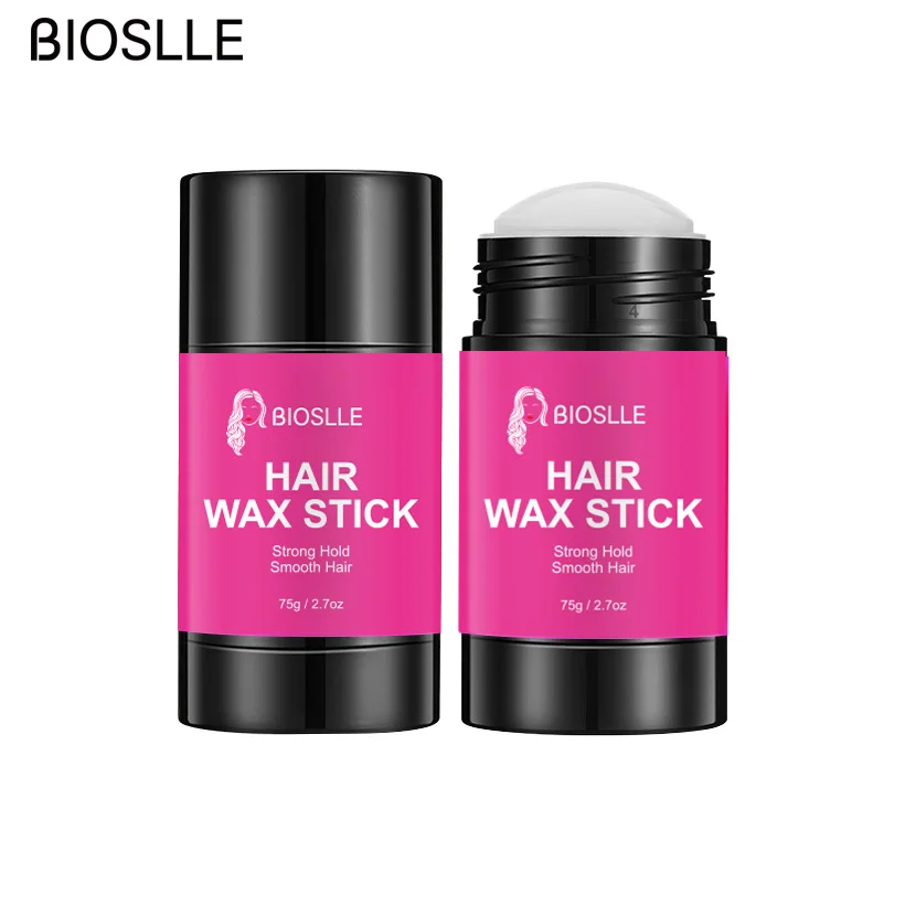 2PCS BIOSLLE 75g Strong Hold Styling Wax Stick Smooth Non Greasy For Women Heat Protectant Wig